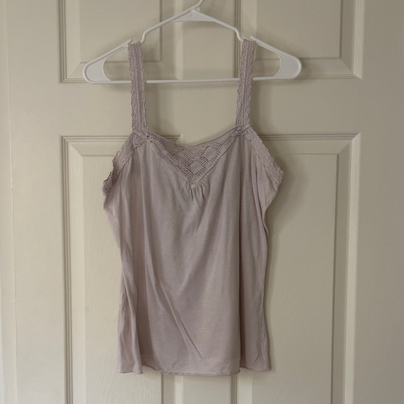 Express Tops - $2! 5 for $10 🔥Express Lace Crochet-Trim Camisole in Pale Lavender